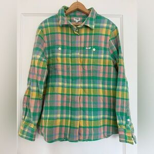 Wrangler Multicolor Plaid button down Shirt